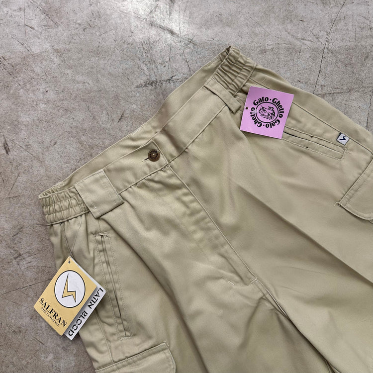 SALFRAN BEIGE CARGO SHORTS