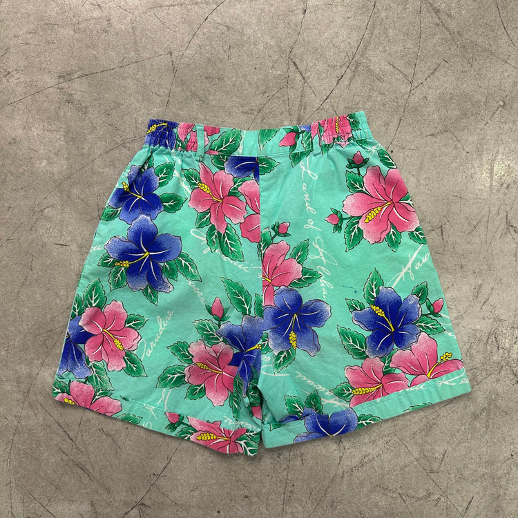 SHORT FLORAL GREEN PARADISE