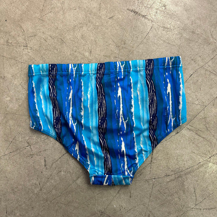 BAÑADOR SLIP PRINT BLUE WHITE