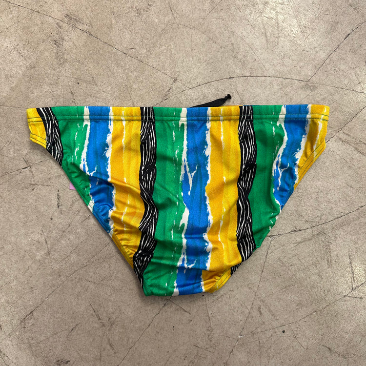 BAÑADOR SLIP PRINT BLUE GREEN YELLOW