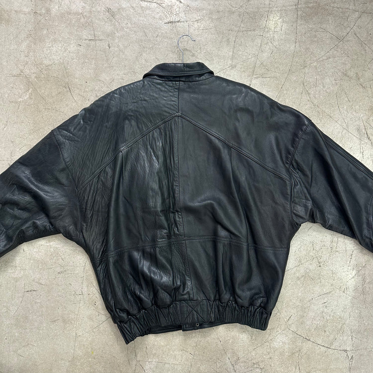 BOMBER PIEL BLACK SHEROPIEL