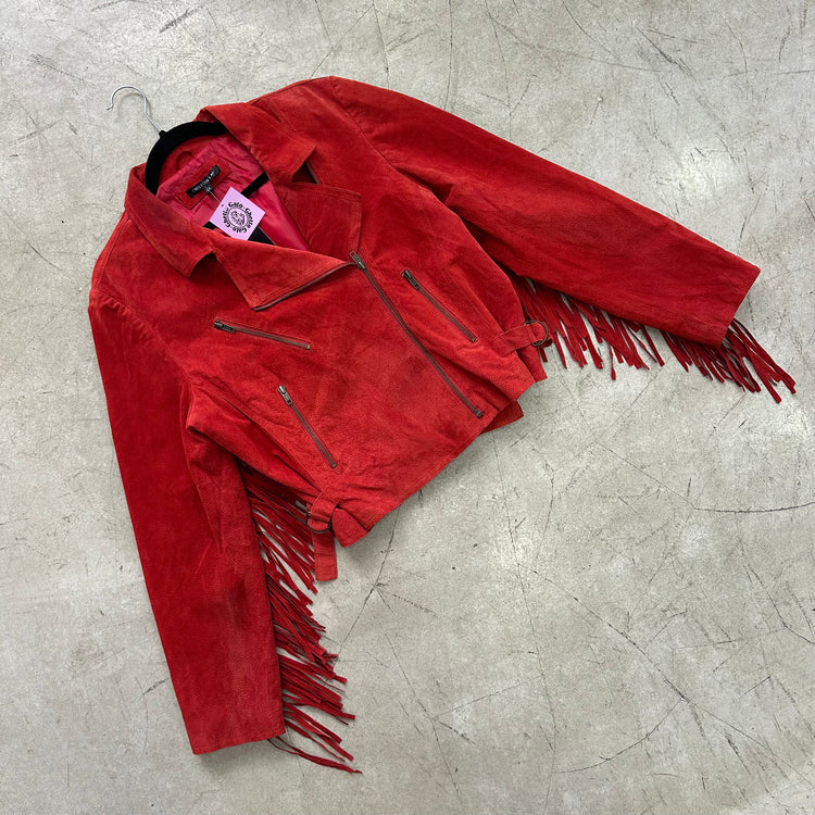 CHAQUETA FLECOS PIEL RED