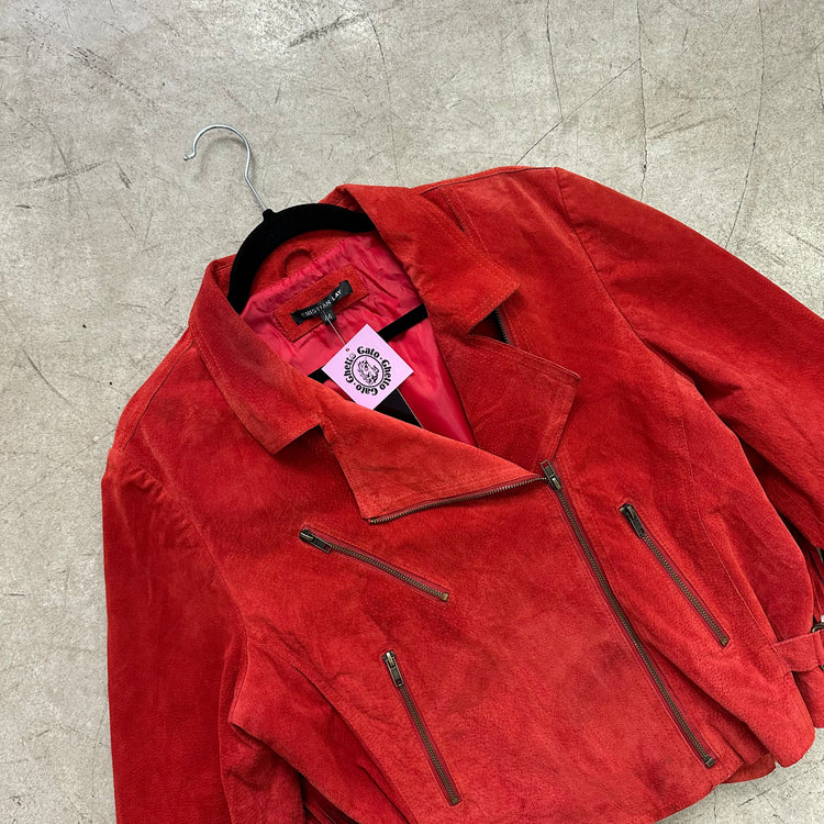 CHAQUETA FLECOS PIEL RED