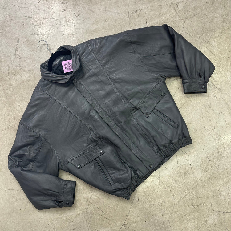 BOMBER PIEL GREY