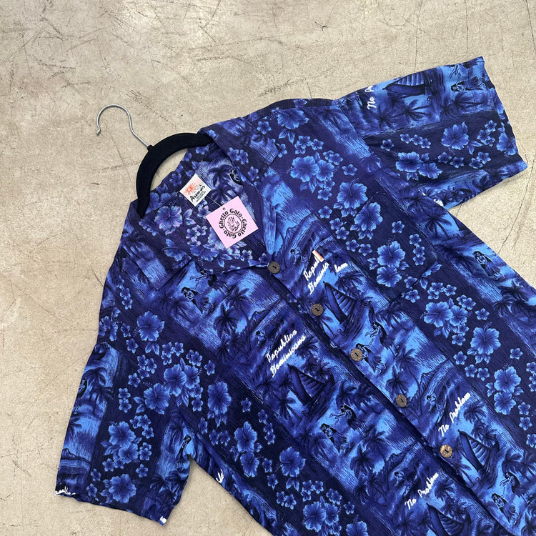 CAMISA HAWAIANA BLUE AREMAR