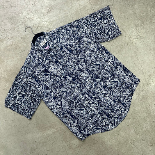 BLUE NICE DAY FLORAL SHIRT