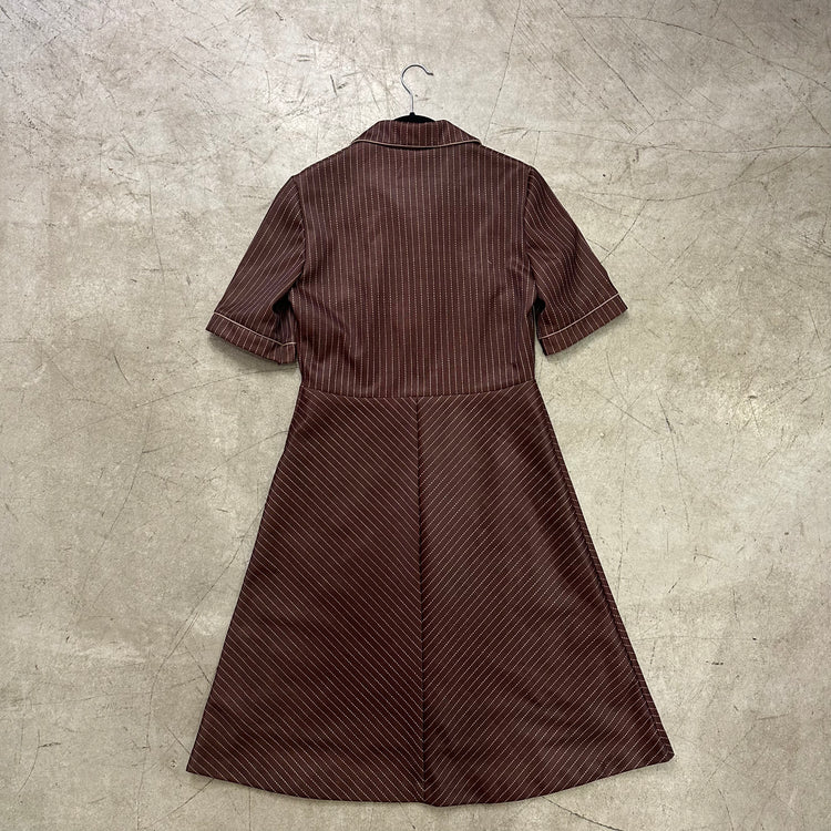 VESTIDO 70s BROWN POLO