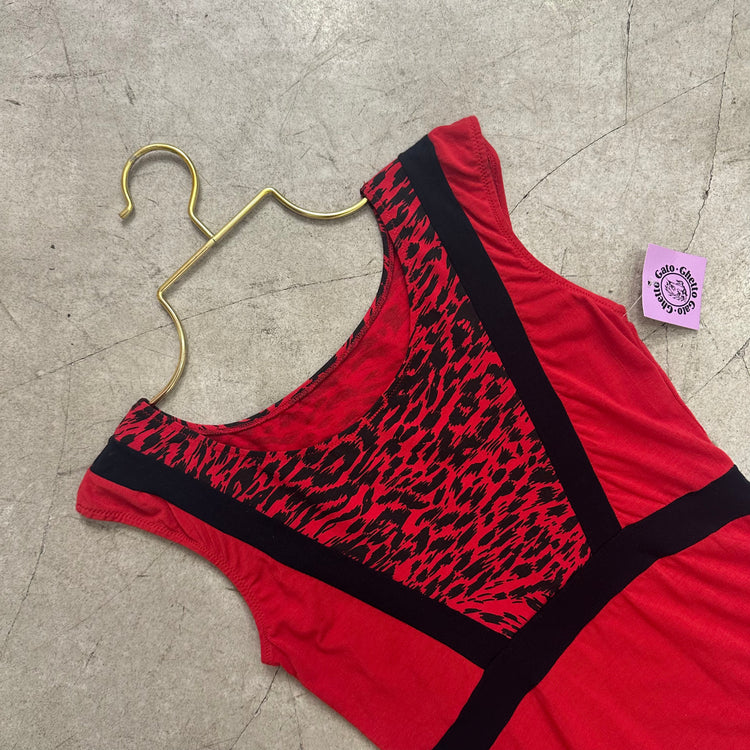 BODY RED LEOPARDO