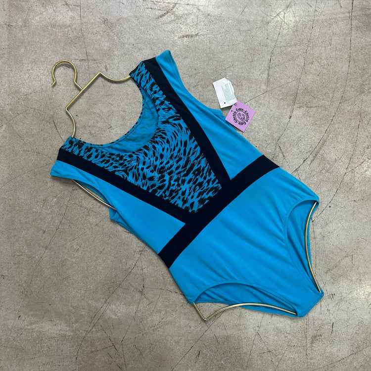 BODY BLUE LEOPARDO