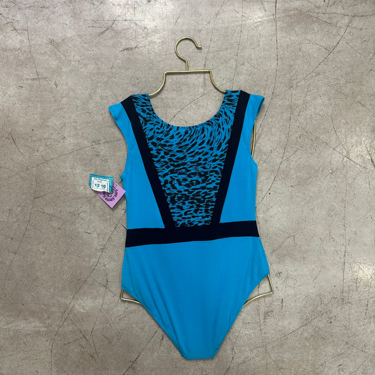 BODY BLUE LEOPARDO