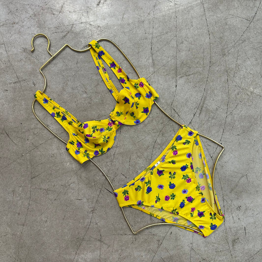 BIKINI YELLOW FLOWERS MULTICOLOR