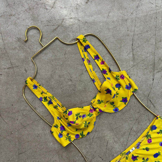 BIKINI YELLOW FLOWERS MULTICOLOR