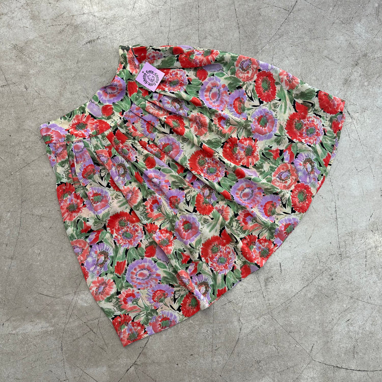 FLORAL CHIFFON SKIRT SET