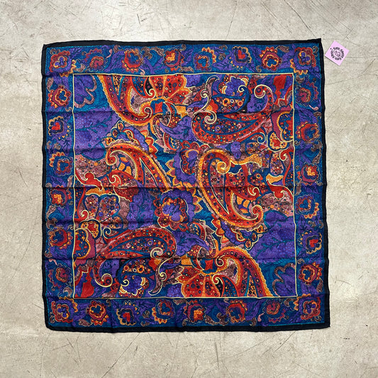 PAÑUELO SEDA PURPLE PAISLEY