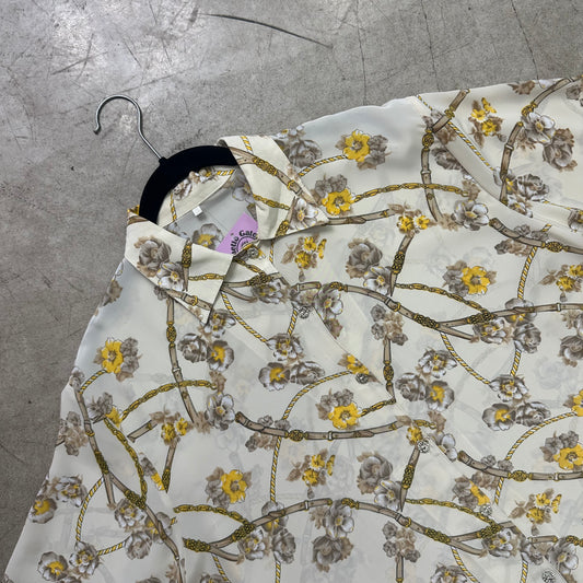 YELLOW ROSES BAROQUE SHIRT