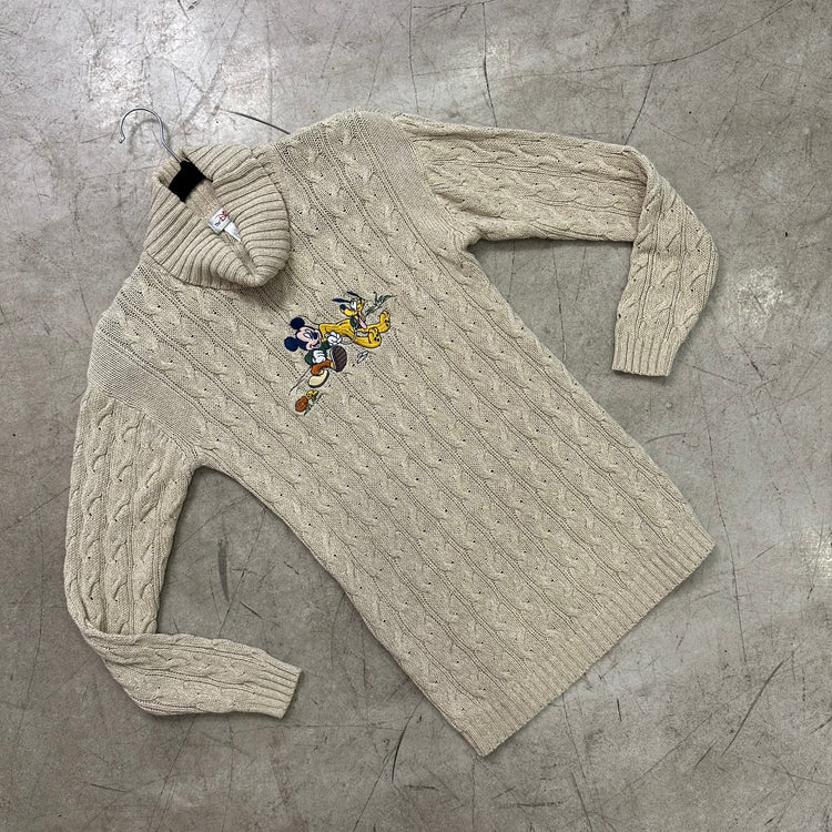 JERSEY BEIGE DISNEY MICKEY PLUTO