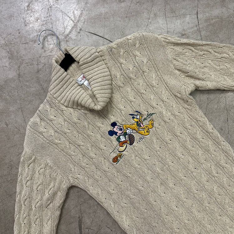 JERSEY BEIGE DISNEY MICKEY PLUTO