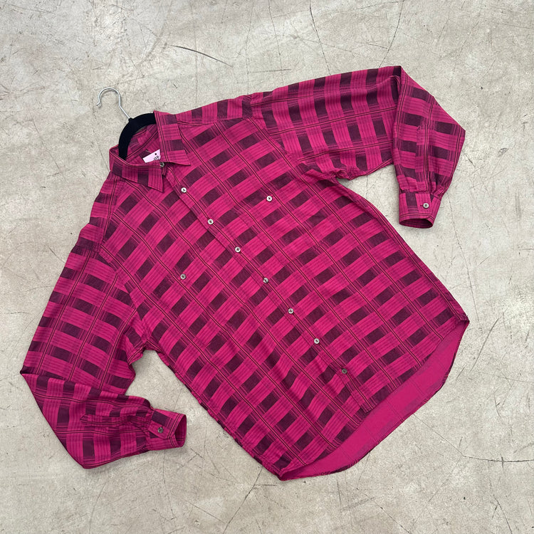 CAMISA PINK CUADROS BLACK