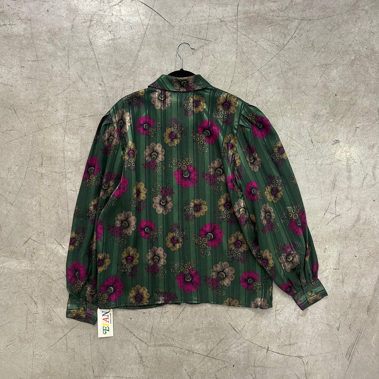 CAMISA FLORAL GREEN EFAN