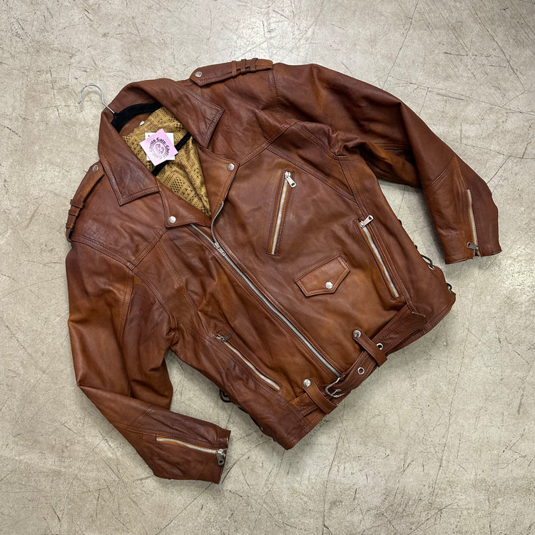 BLACK PAUL MONTANA LEATHER BOMBER