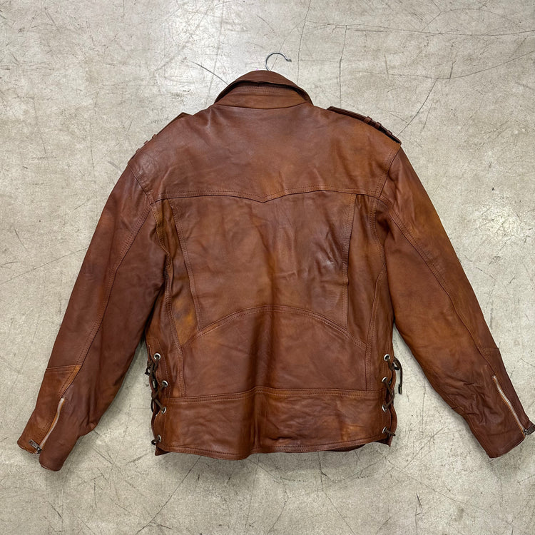 BLACK PAUL MONTANA LEATHER BOMBER