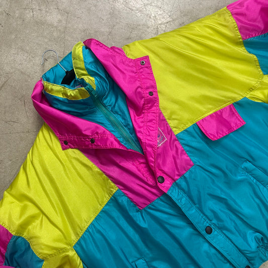 PLUMAS SKI JACKET MULTICOLOR GREEN