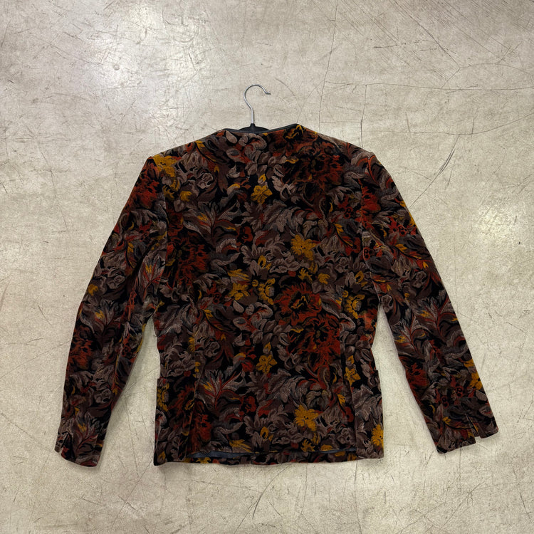 CHAQUETA TERCIOPELO BLACK FLORAL DOLLY