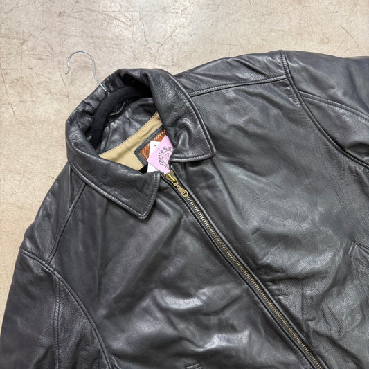 BOMBER AVIADOR PIEL BLACK BROOKVILLE