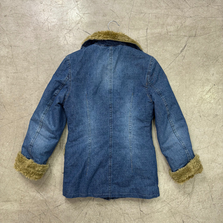 CHAQUETA Y2K DENIM PELO