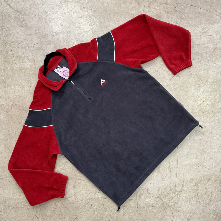 SUDADERA POLAR ADIDAS MARINO RED