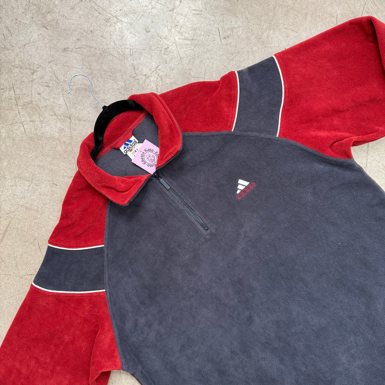 SUDADERA POLAR ADIDAS MARINO RED