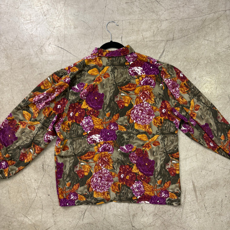 CAMISA MULTICOLOR FLORAL ORANGE PURPLE