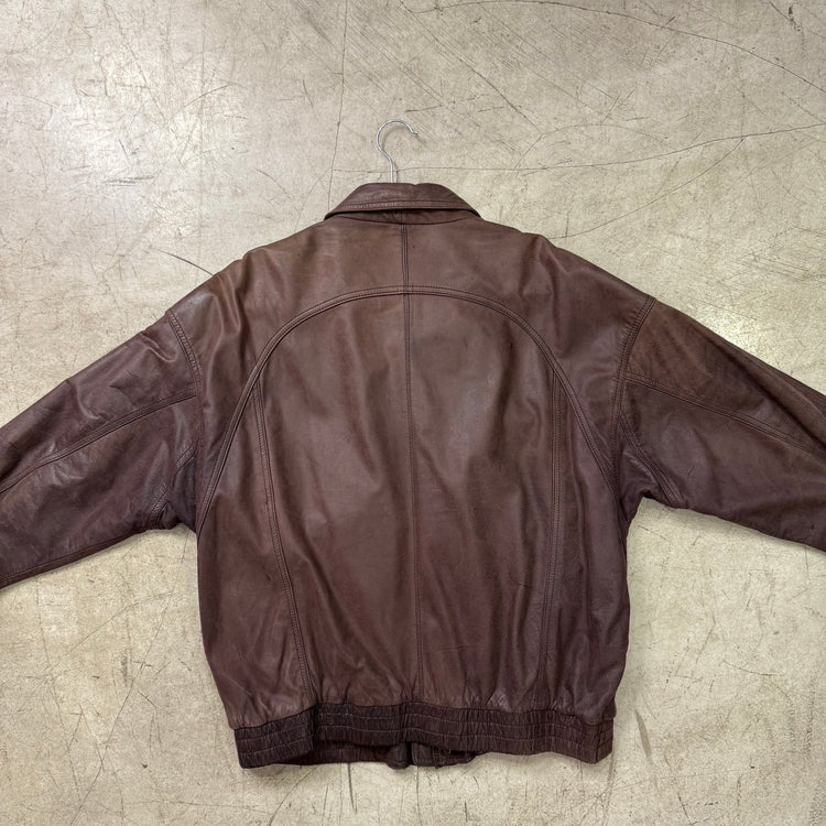 BLACK PAUL MONTANA LEATHER BOMBER