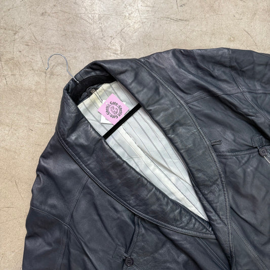 BLACK PAUL MONTANA LEATHER BOMBER