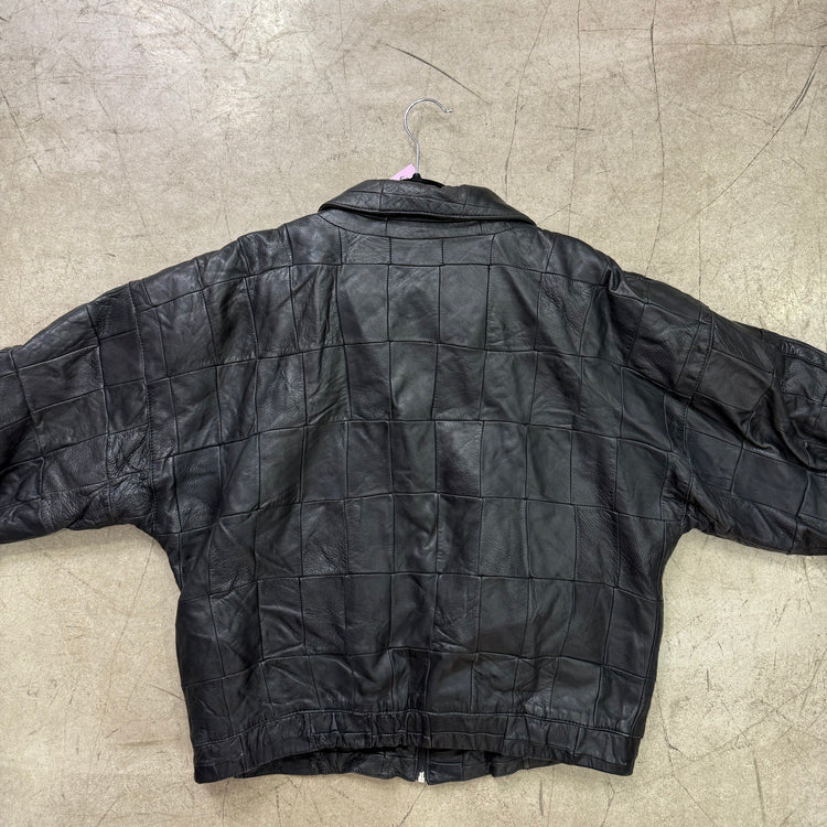 BLACK PAUL MONTANA LEATHER BOMBER