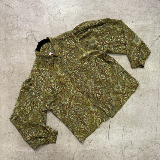 CAMISA GREEN PAISLEY PRINT