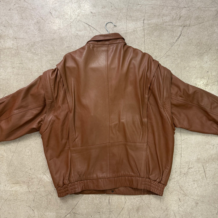 BOMBER PIEL BROWN ADLER