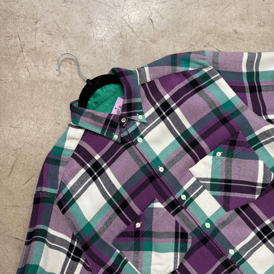 CAMISA FRANELA PURPLE GREEN