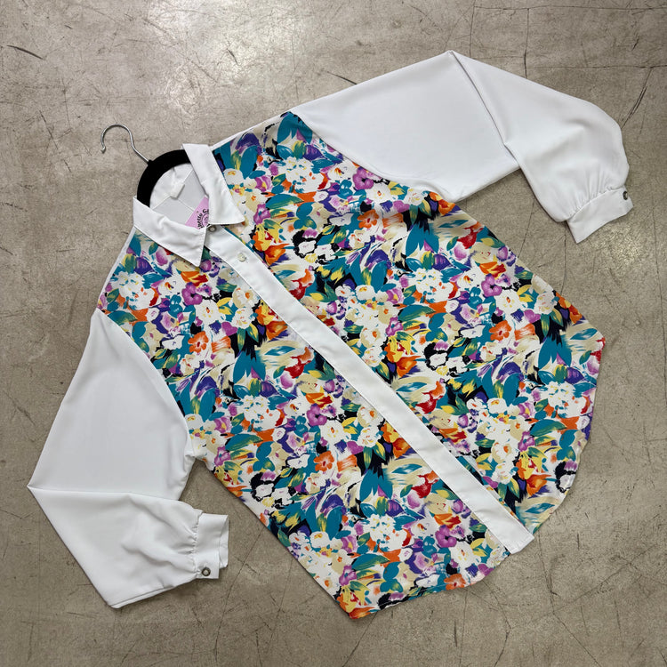 CAMISA MULTICOLOR WHITE FLORAL