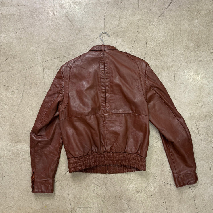 CHAQUETA BROWN BIKER KOREA