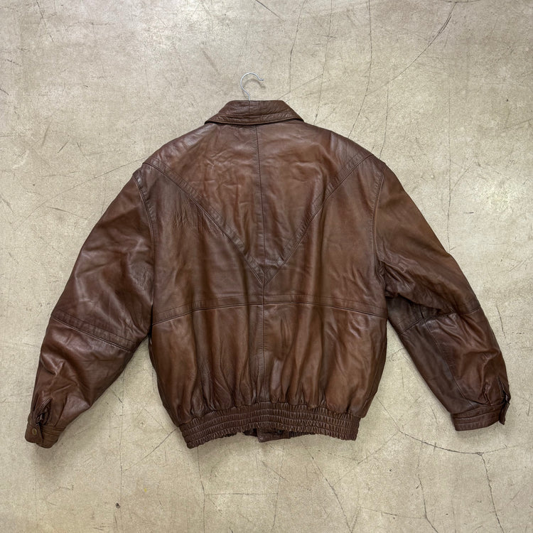 BOMBER PIEL BROWN UNIQUE