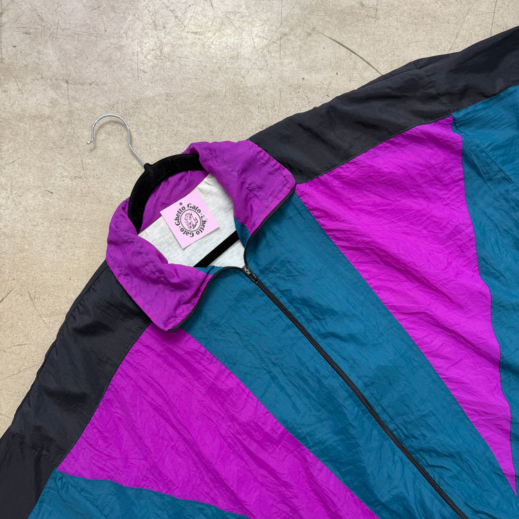 CRAZY JACKET MULTICOLOR BLACK PURPLE GREEN