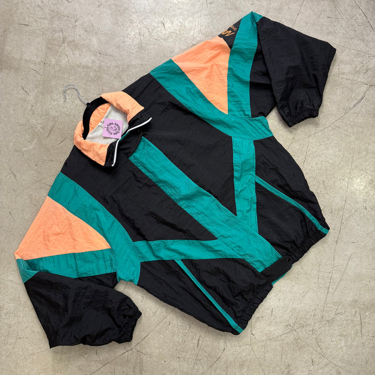 CRAZY JACKET BLACK ORANGE GREEN