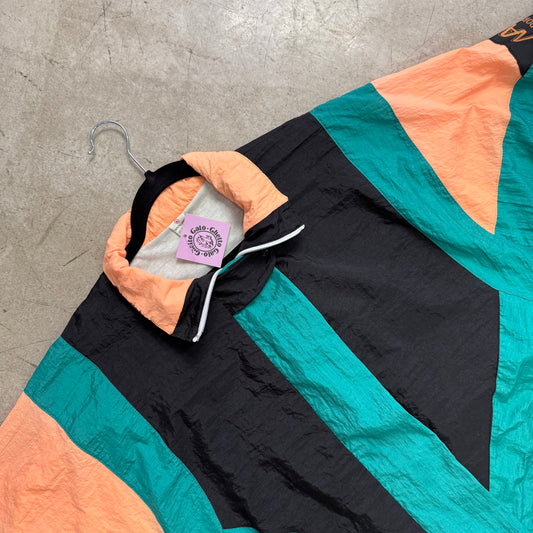 CRAZY JACKET BLACK ORANGE GREEN